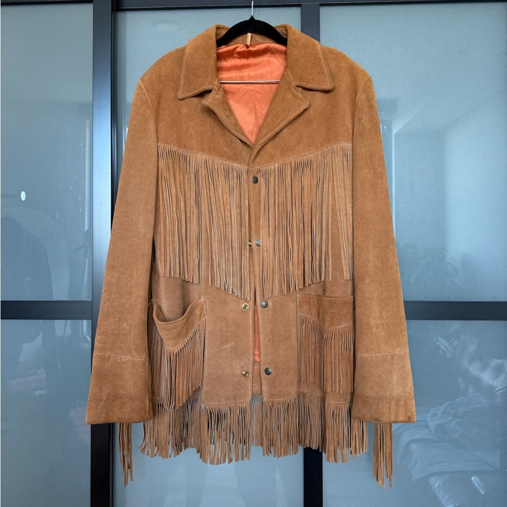 Suede Jacket oversized size S